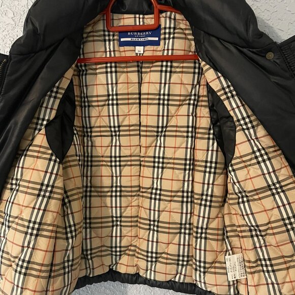 Burberry Blue Label Black Puffer Vest - Size 38 (Runs Small) - Picture 3 of 9